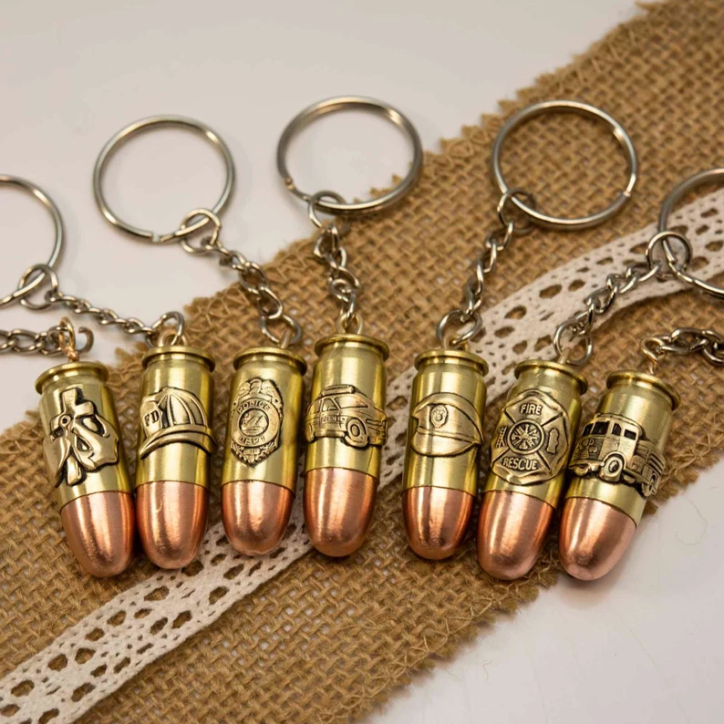 First Aid Bullet Keychain