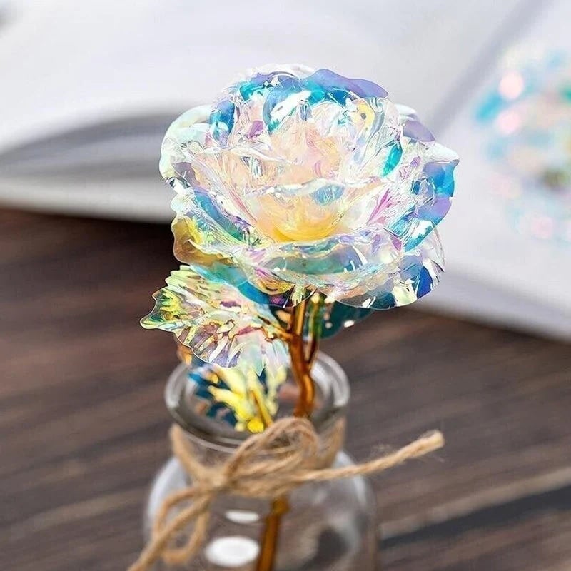 ✨Last Day Promotion - 70% OFF🎁🎄A lovely GIFT! 💐Colorful Crystal Rose