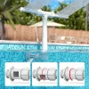 🎁Last Day Sale - 50% OFF🌊Solar Pool Fountain with Lights Dual Arc - Above/Inground Pool Fountain Lights with Remote Control