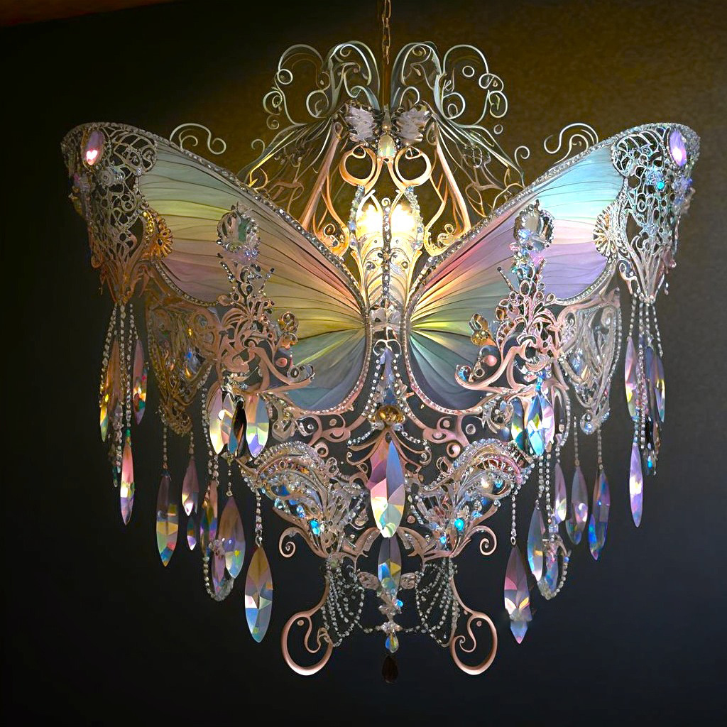 (😍LAST DAY SALE-79% OFF)Vintage Style Stained Glass Butterfly Lamp(Buy 2 Free Shipping)