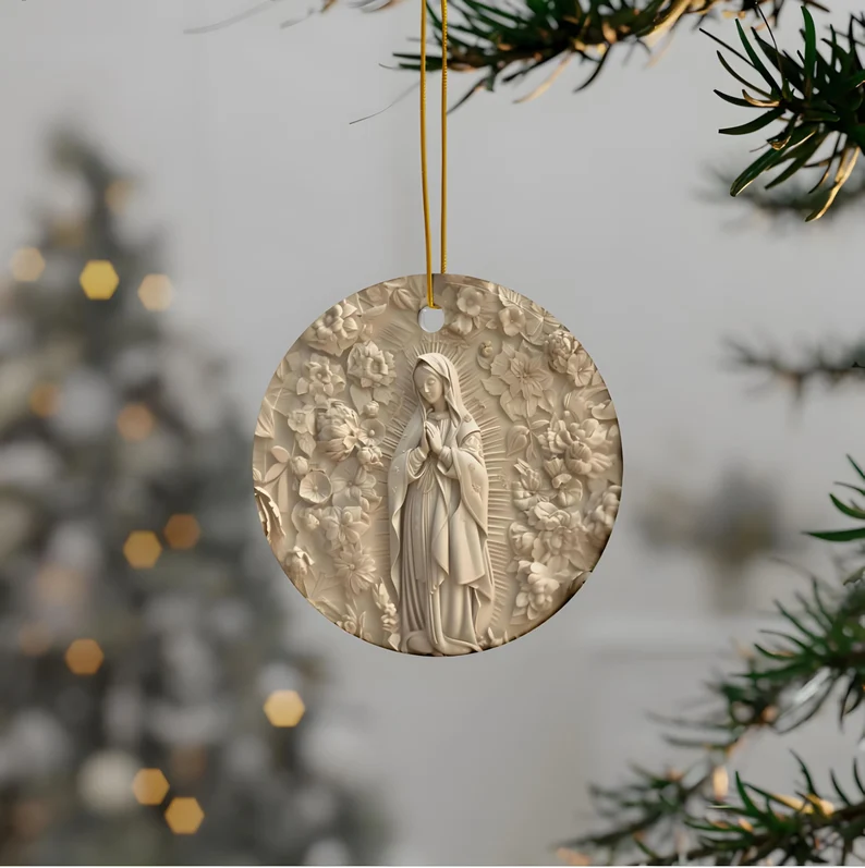 (🌲Early Christmas Sale- 49% OFF) 🎁3D Catholic Christmas Ornament