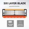 48-Piece Men's Razor Blade Replacement Set with Free Handle - Ultra Sharp Stainless Steel Blades for Smooth Shaving