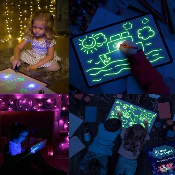 ✨Magic LED Light Drawing Pad - Release the Creativity of Children!🌟