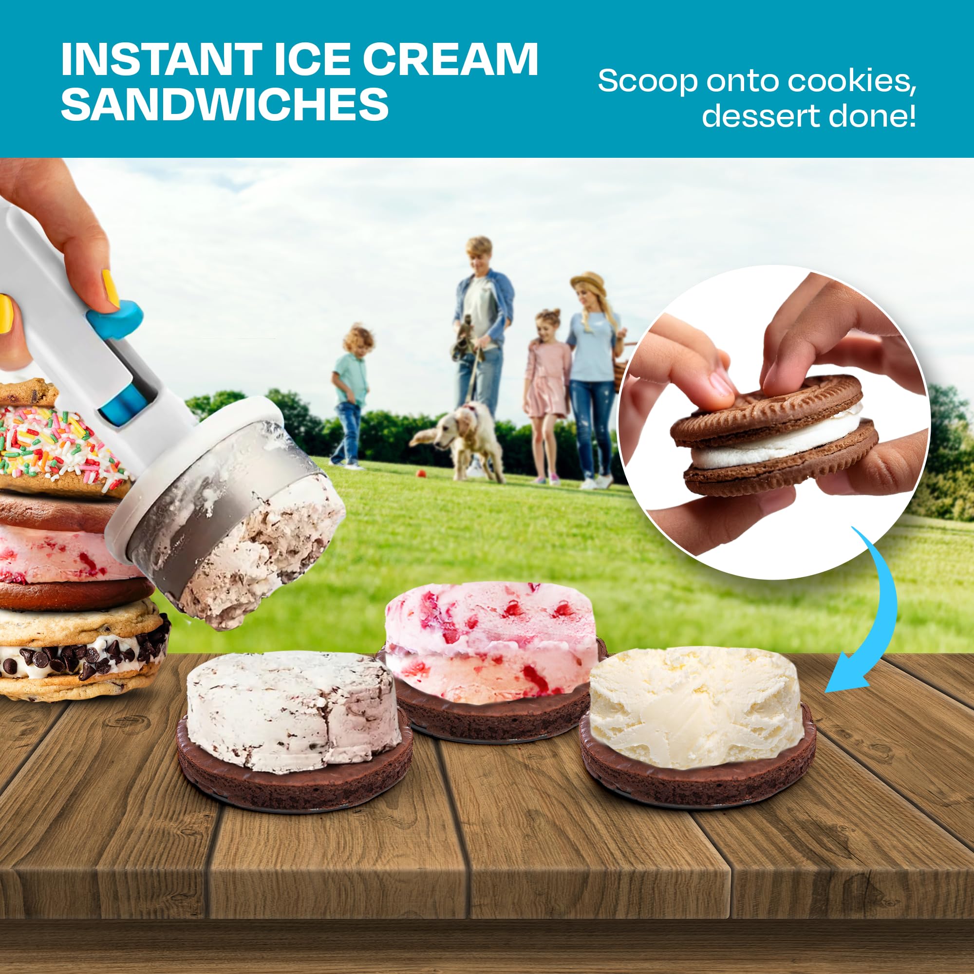 🔥Last Day Promotion 70% OFF🔥Ice Cream Cookie Scoop⚡BUY 3 GET 1 FREE