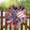 🏵100% Handmade American Patriotic Star Wreath(Mariana Smith Handmade®)