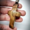 ✝️100% Handmade Wooden Cross Keychain My Heart(𝐂𝐨𝐥𝐨𝐧𝐞𝐥 𝐉𝐚𝐦𝐞𝐬®)