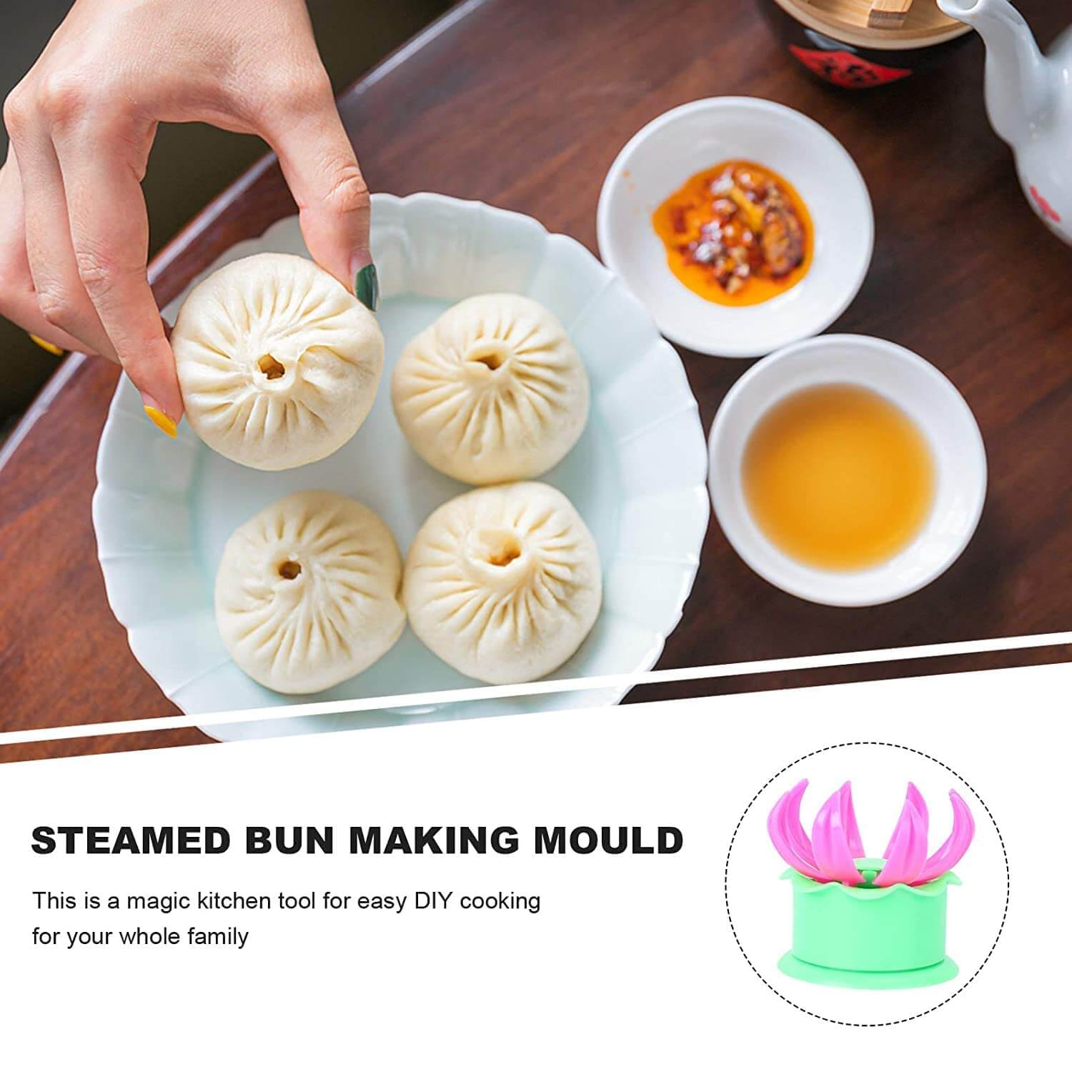 ⚡⚡Last Day Promotion 48% OFF - Steam Bun Dumpling Maker Mold🔥BUY 2 GET 1 FREE