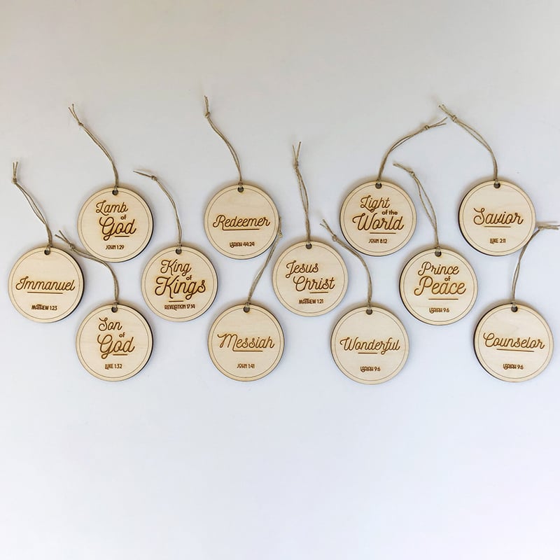 (🎁2024 New Year Hot Sale🎁)Names Of Jesus Ornaments (25 Pcs) (BUY 2 SAVE 10%)