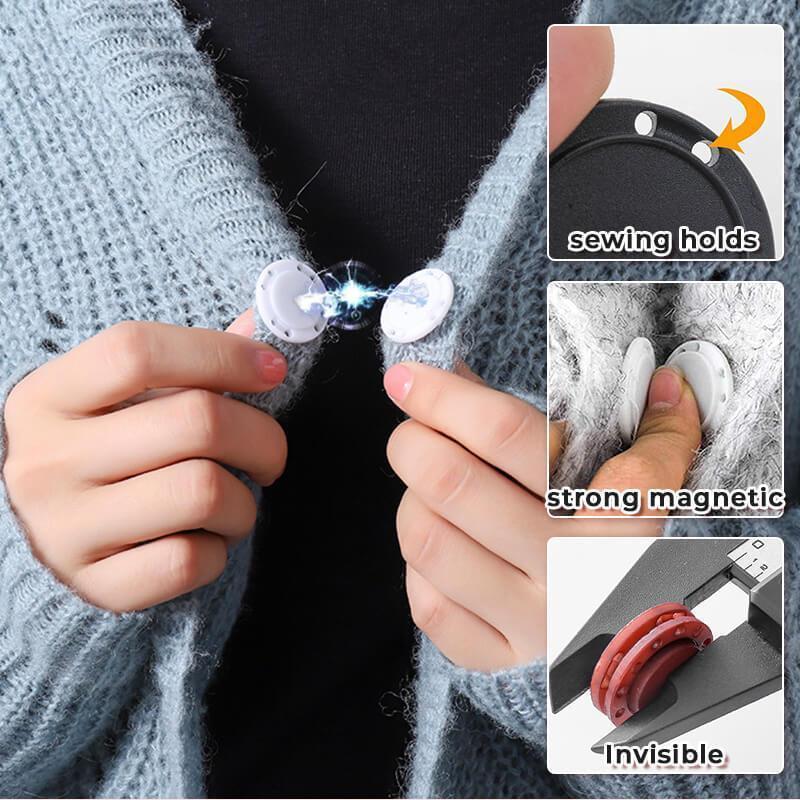 (⚡CLEARANCE SALE- 49% OFF)Washable High-Grade Invisible Magnet Button Buckle