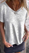 Stamping Short-sleeved T-shirt