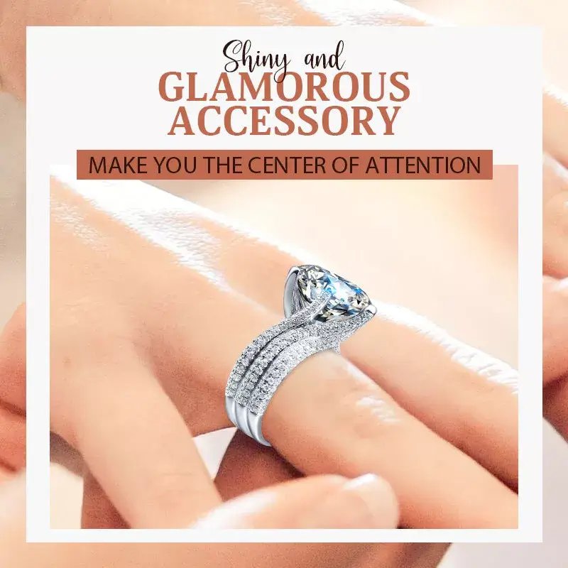 💐Mother's Day Pre-Sale💝-3 Carat Super Sparkling Moissanite Ring