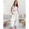 🎁 Letzter Tag Aktion 50% RABATT– Damen Leinenhose mit weitem Bein und Taschen