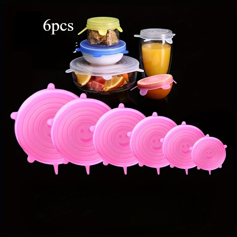 💥LAST DAY SALE 50% OFF💥6/12pcs Silicone Cover Stretch Reusable Lids