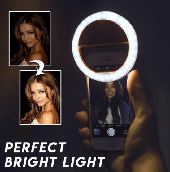 One-Clip Portable Selfie Ring