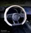 ⏰LAST DAY SALE 50% OFF💥Nappa Leather car Steering wheel Cover