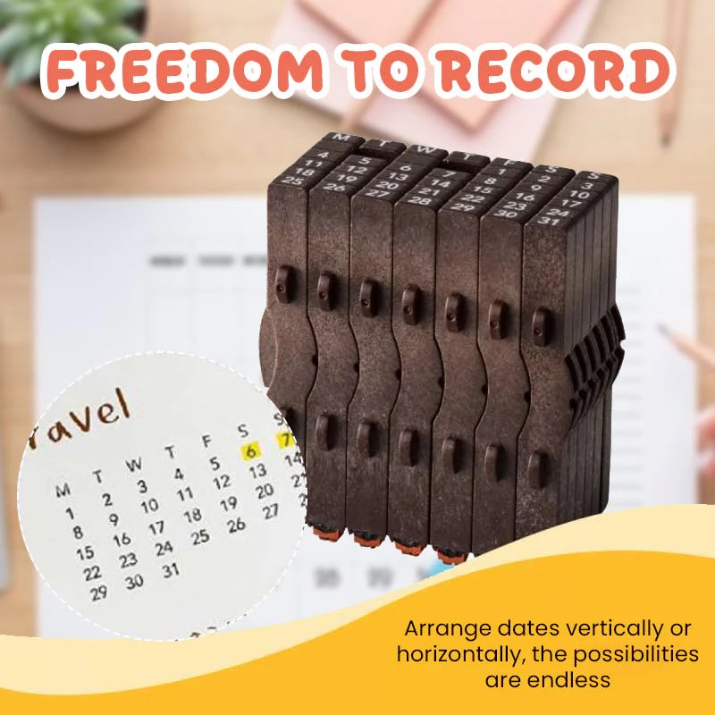 🔥Last Day Promotion 70% OFF🔥TimeBlocks Connected Calendar Stamp⚡Buy 2 Free Shipping