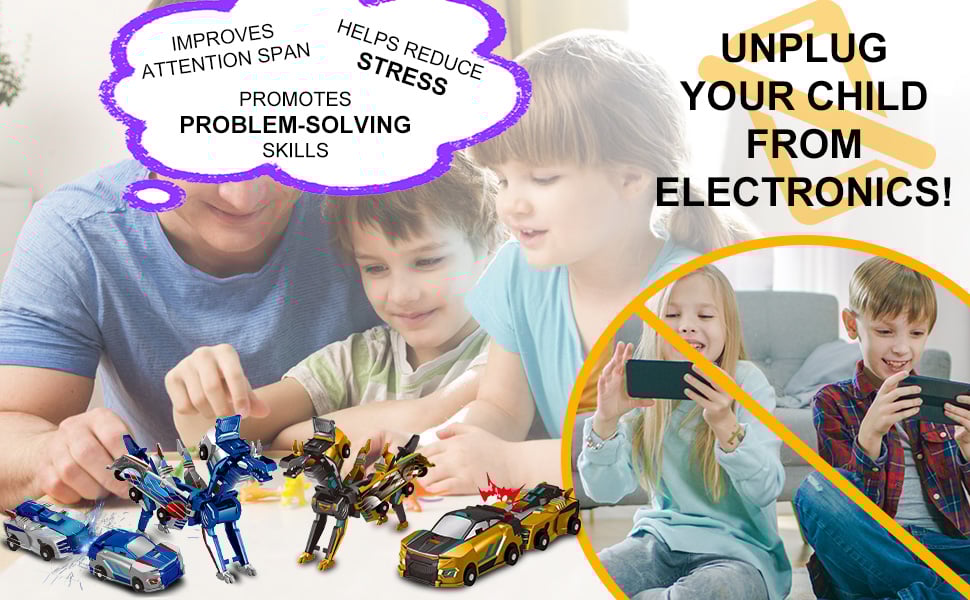 🔥Last Day Promotion 70% OFF💥Collision Transforming Dinosaur Car Toy⚡BUY 2 FREE SHIPPING