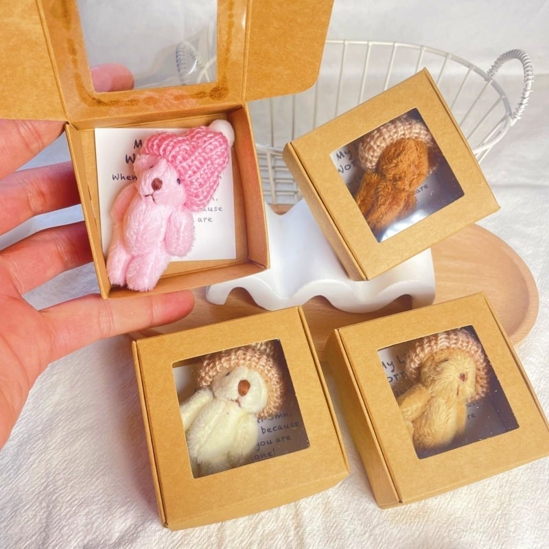 ⏰LAST DAY SALE 50% OFF🎁Handmade Mini Plush Teddy Bear in Box