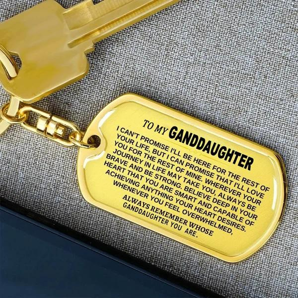 🎁Perfect Christmas Gift - To My Family - Remember Whose Grandson and Granddaughter You Are - Unique Keychain🔥