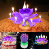 Last Day Promotion 48% OFF - 🔥Magic Musical Flower Birthday Candle⚡Buy 3 Get 3 Free(6 Pcs)