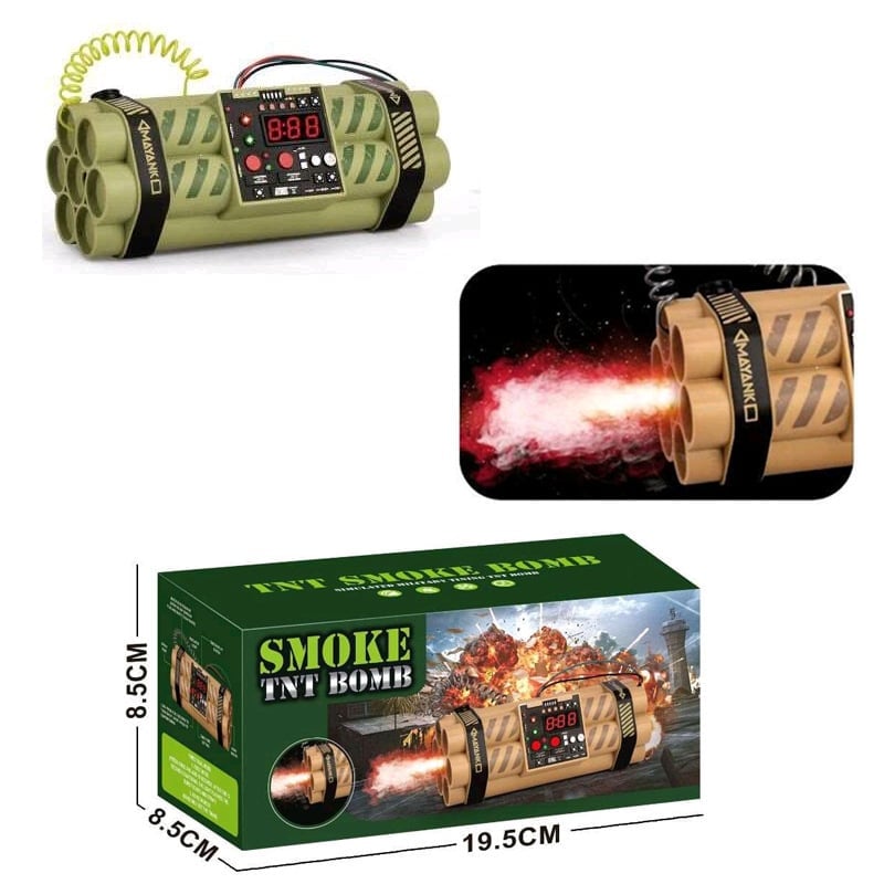 Tnt Dummy Bomb With Countdown And Smoke Effect