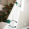 Banister Protecting Garland Ties