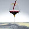 Taylor Luxury Gold Rim Burgundy Wine Glass