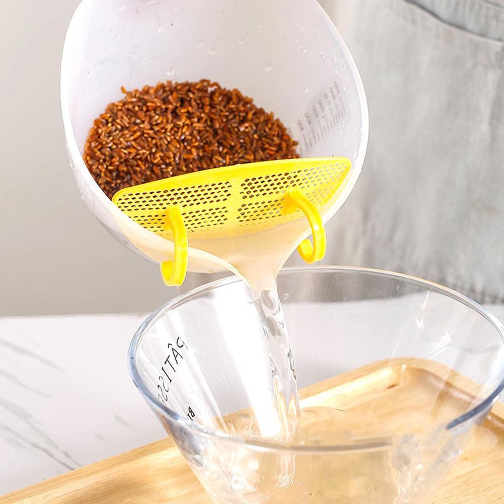 (🎄Early Christmas Sale - 48% OFF) Measuring Cup Filter Kitchen Cooking Baking Tool For Washing Rice