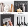 (💗Mother's Day Sale-40% OFF) 6 Row Transparent Wall Hooks-BUY 3 GET 1 FREE