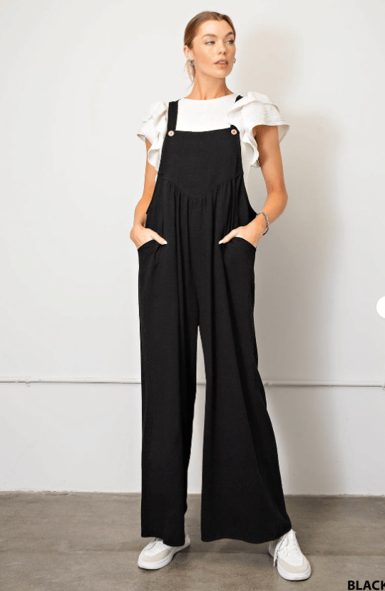 LAST DAY 50% OFF🔥 - Plus Size Wide Leg Overalls Jumpsuit