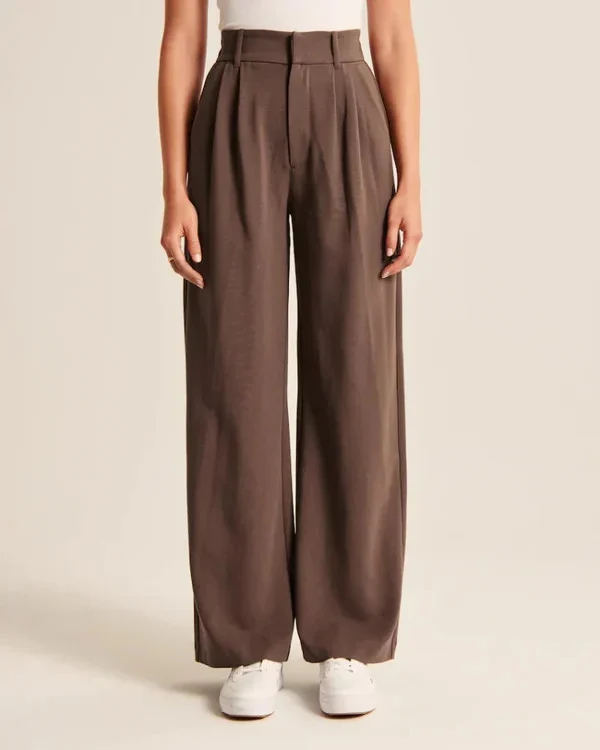 🔥Early Valentine's Day 70% OFF- High Wasit Tailored Wide Leg Pants Casual Pants