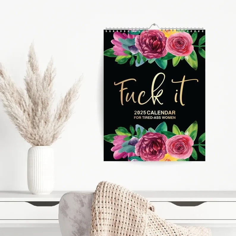 (🔥TikTok Summer SALE) - 2025 Calendar For Tired-Ass Women