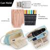 EASTHILL Big Capacity Pencil Case Pouch Pen Case Simple Stationery Bag School College Office Organizer for Teens Girls Adults Student