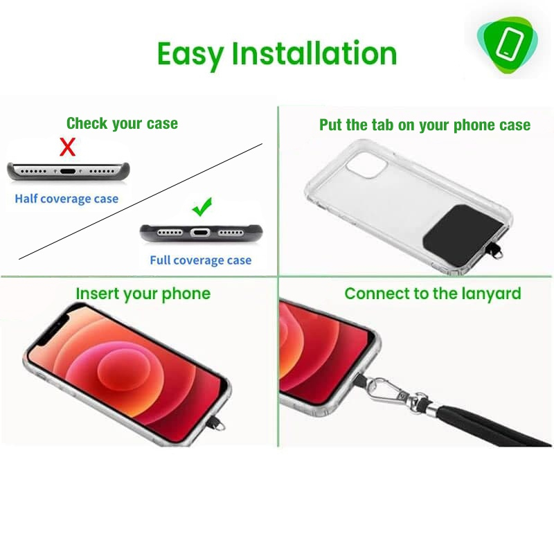 (🎄Early Christmas Hot Sale 60% OFF)Phone Lanyard – Universal Crossbody Patch Phone Lanyards🎁