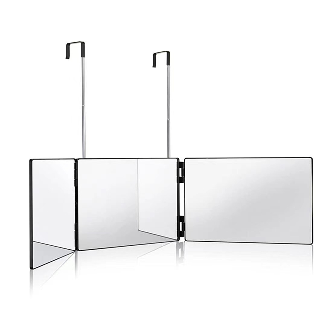 🔥New Product 49% OFF🔥Scalable Adjustable Suspended LED Folding Three Sided Mirror