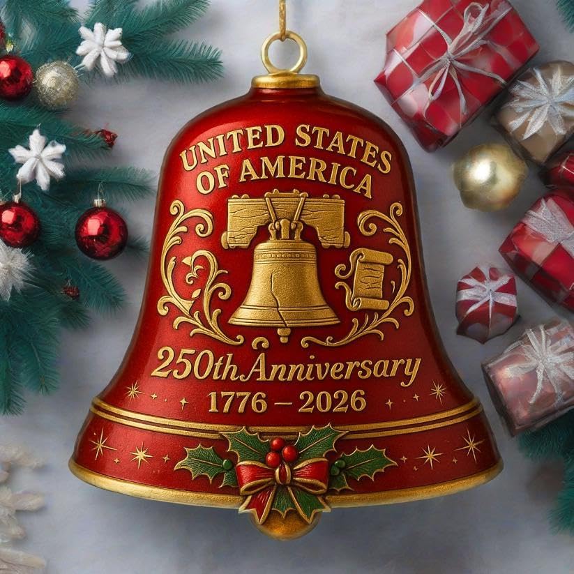 ⏰LAST DAY SALE 50% OFF🔔United States 250th Anniversary Bell Ornament