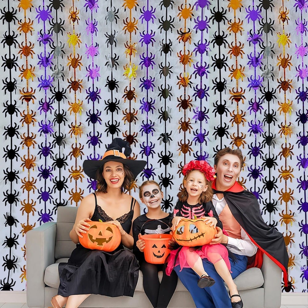 🔥Last Day 50% OFF - Halloween Pumpkin Door Curtain | Spooky Party Backdrop