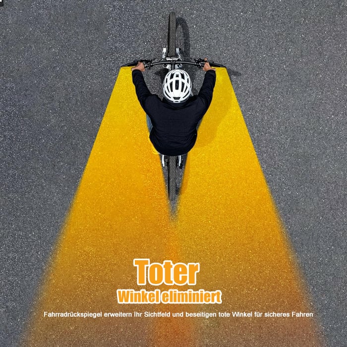 🚴‍♂️Fahrradspiegel für mehr Sicherheit und Komfort! ✨Klarer Blick, mehr Komfort bei jeder Fahrt