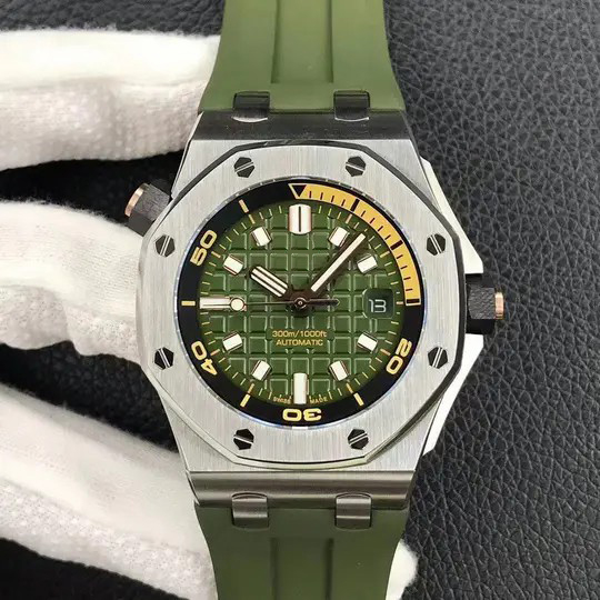 🎁Christmas Pre-Sale 70% OFF🎄Green Rubber Strap 904L Steel - Automatic - 42mm