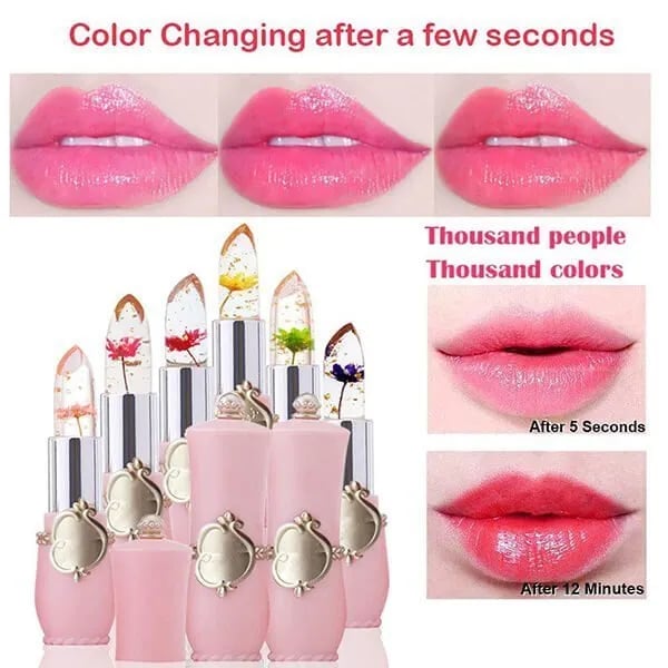 ✨BEST GIFT🎁Crystal Jelly Flower Color Changing Lipstick (BUY 1 GET 1 FREE)