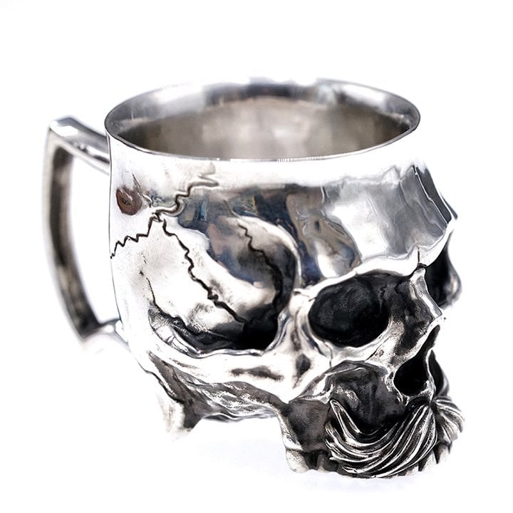 💥Party Mustache Gothic Engraved Drink Cup