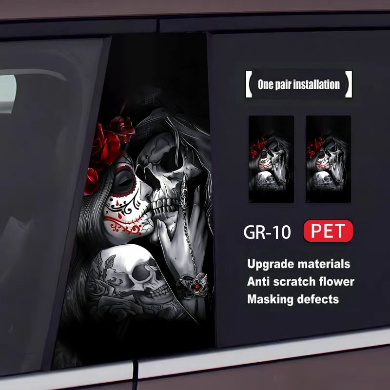 🔥Last Day Promotion 70% OFF💥Custom Grim Reaper Car Door Sticker(2pcs)⚡Buy 2 Get Free Shipping