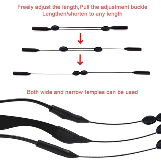 (🌲Early Christmas Sale- SAVE 48% OFF)Adjustable Glasses Anti-Slip String Strap--buy 5 get 5 free & free shipping（10pcs）