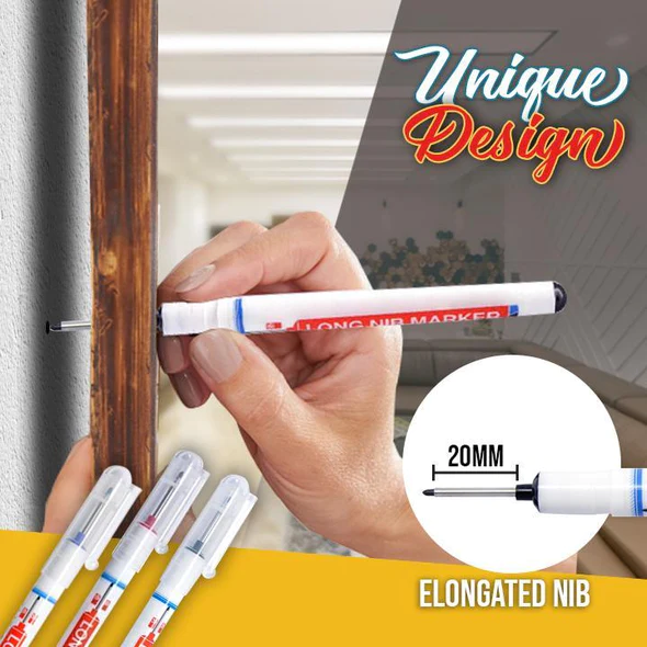 (🎄Christmas Promotion--48%OFF)Long Head Multi-Purpose Marker--5 PCs/Set(Buy 2 get 1 Free NOW)