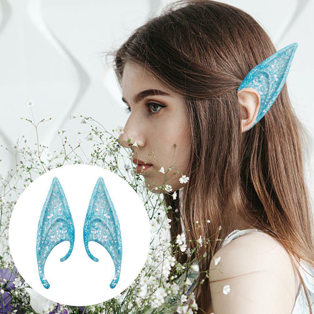 🎃HALLOWEEN PRESALE 48% OFF-Hand Made Glitter Elf Ears (BUY 3 GET FREE SHIPPING)