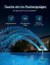 50% Rabatt🔥 Solar-Poolbrunnen mit Doppelbogenbeleuchtung