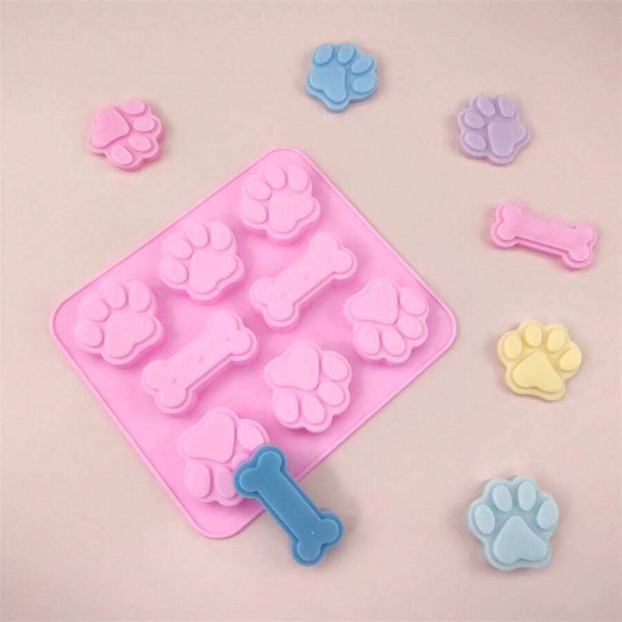 <strong>🏖️Summer Sale - 50% OFF</strong> 🐾Paw & 🦴Bone Silicone Dessert Molds