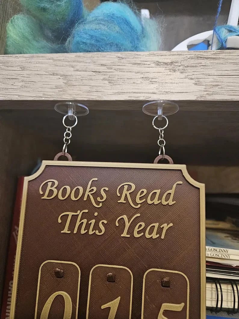 ⏰LAST DAY SALE 50% OFF💥Hanging Bookshelf Counter Bookish Decor Books Read This Year Counter