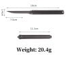 Detachable folding knife