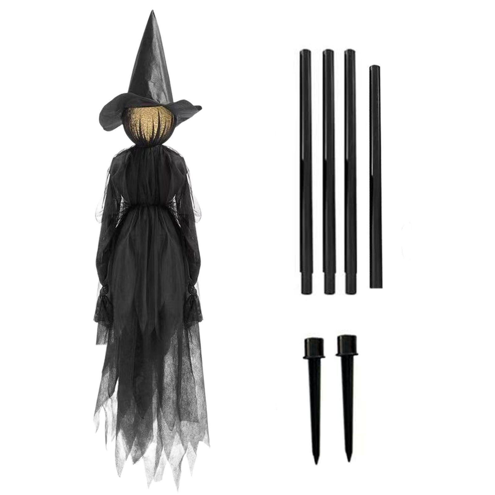 🎃2025 Halloween Sale 🧙‍♀️Lighted Halloween Witch Stakes 🔥Free Shipping